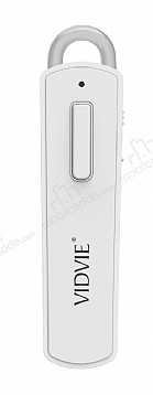 Vidvie BT823N Beyaz Kablosuz Mini Bluetooth Kulaklk