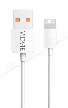 Vidvie CB412i2 Beyaz Lightning USB arj & Data Kablosu 2m