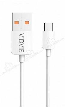 Vidvie CB412V2 Beyaz Micro USB arj & Data Kablo Kablosu 2m
