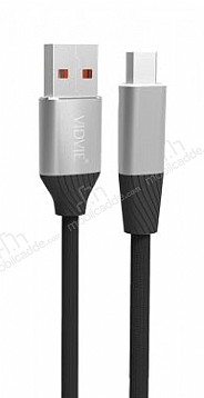 Vidvie CB416T Siyah Type-C USB Hasr rg Metal arj & Data Kablosu 1m