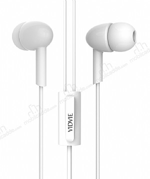 Vidvie HS615 3.5mm Beyaz Mikrofonlu Kulaklk