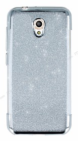 Vodafone Smart 7 Style Simli Silver Silikon Klf