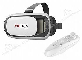 VR BOX Bluetooth Kontrol Kumandal 3D Sanal Gereklik Gzl