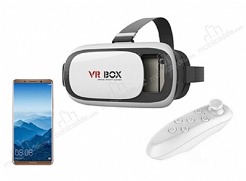 VR BOX Huawei Mate 10 Pro Bluetooth Kontrol Kumandal 3D Sanal Gereklik Gzl