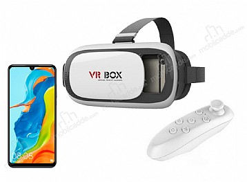 VR BOX Huawei P30 Lite Bluetooth Kontrol Kumandal 3D Sanal Gereklik Gzl