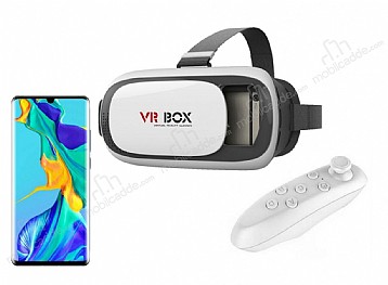VR BOX Huawei P30 Pro Bluetooth Kontrol Kumandal 3D Sanal Gereklik Gzl