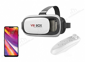 VR BOX LG G7 ThinQ Bluetooth Kontrol Kumandal 3D Sanal Gereklik Gzl