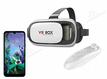 VR BOX LG Q60 Bluetooth Kontrol Kumandal 3D Sanal Gereklik Gzl