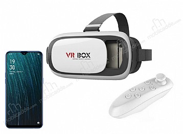 VR BOX Oppo A5s Bluetooth Kontrol Kumandal 3D Sanal Gereklik Gzl