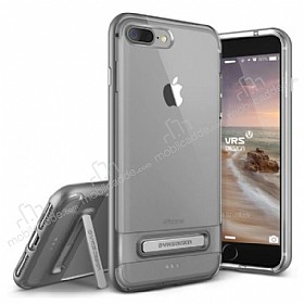VRS Design Crystal Bumper iPhone 7 Plus / 8 Plus Steel Silver Klf