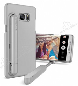 VRS Design Cue Stick Samsung Galaxy Note FE Selfie ubuklu Gri Klf
