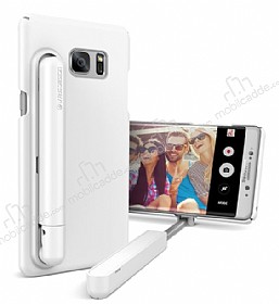 VRS Design Cue Stick Samsung Galaxy Note FE Selfie ubuklu Beyaz Klf