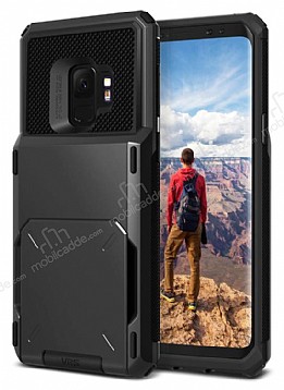 VRS Design Damda Folder Samsung Galaxy S9 Metallic Black Klf