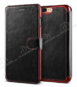 VRS Design Dandy Layered Leather iPhone 7 Plus / 8 Plus Siyah Klf