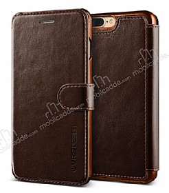 VRS Design Dandy Layered Leather iPhone 7 Plus / 8 Plus Kahverengi Klf