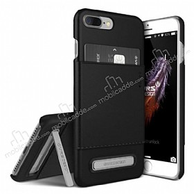 VRS Design Simpli Leather iPhone 7 Plus / 8 Plus Siyah Klf