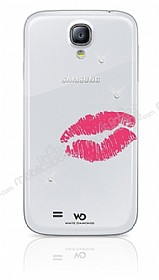 White Diamonds Samsung i9500 Galaxy S4 Lipstick Tal Dudak Klf
