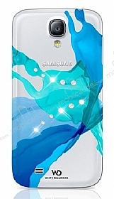 White Diamonds Samsung i9500 Galaxy S4 Liquids Mavi Klf