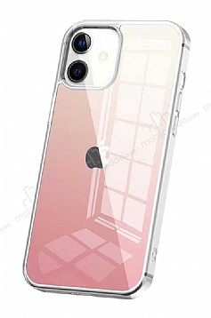 Wiwu Chameleon Glass iPhone 12 / 12 Pro 6.1 in Cam Pembe Klf