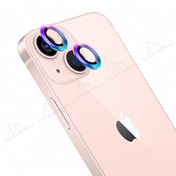Wiwu iPhone 13 Colorful Metal Kamera Lens Koruyucu