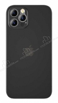 Wiwu Skin Nano iPhone 12 Pro 6.1 in Ultra nce effaf Siyah Rubber Klf