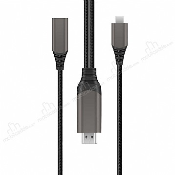 Wiwu X10 Type-C to HDMI Kablo 2m