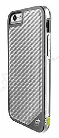 X-Doria Defense Lux iPhone 6 Plus / 6S Plus Ultra Koruma Silver Karbon Klf