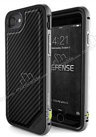 X-Doria Defense Lux iPhone 7 / 8 Karbon Desenli Ultra Koruma Klf