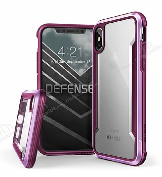 X-Doria Defense Shield iPhone X / XS Ultra Koruma Mor Klf
