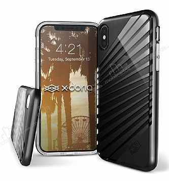 X-Doria Revel Lux iPhone X / XS Ultra Koruma Siyah Klf
