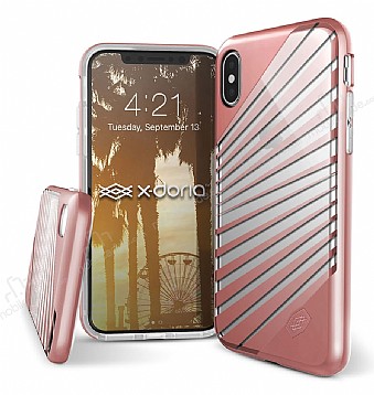 X-Doria Revel Lux iPhone X / XS Ultra Koruma Pembe Klf