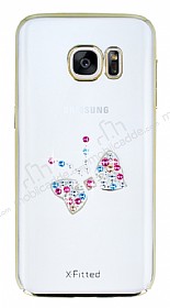 X-Fitted Samsung Galaxy S7 Fiyonk Swarovski Tal Kristal Klf