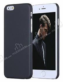 X-Level Metalic iPhone 7 / 8 Siyah nce Rubber Klf