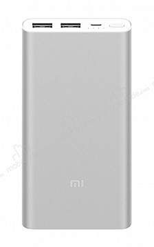 Xiaomi 10000 mAh Powerbank Silver Yedek Batarya