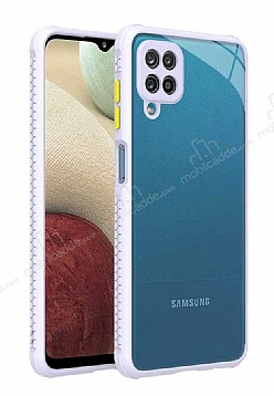 Samsung Galaxy M12 Kamera Korumal Kaff Mor Klf