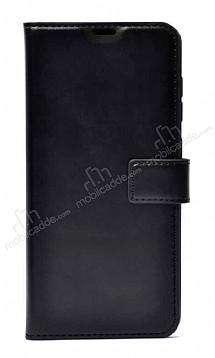 Samsung Galaxy A12 Czdanl Kapakl Siyah Deri Klf