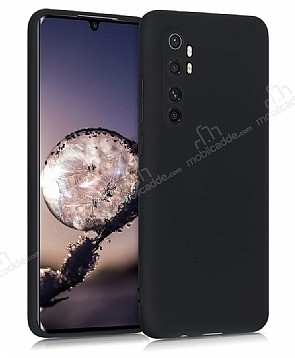 Xiaomi Mi Note 10 Lite Kamera Korumal Siyah Silikon Klf