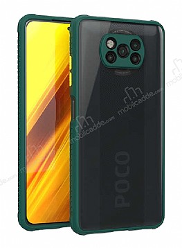 Xiaomi Poco X3 Kamera Korumal Kaff Koyu Yeil Klf