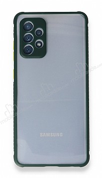 Samsung Galaxy A13 Kamera Korumal Kaff Koyu Yeil Klf