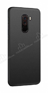 Xiaomi Pocophone F1 Mat Siyah Silikon Klf