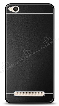 Xiaomi Redmi 4A Metal Siyah eritli Rubber Klf