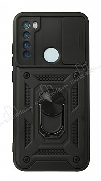 Eiroo Magnet Lens Xiaomi Redmi Note 8 Ultra Koruma Siyah Klf