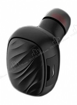 XO-B16 Tekli Mini Siyah Bluetooth Kulaklk