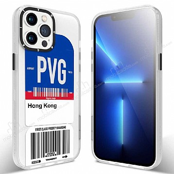 YoungKit Any Time Trip iPhone 13 Pro Max Hong Kong Silikon Kılıf