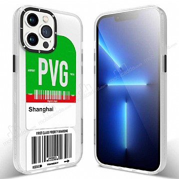 YoungKit Any Time Trip iPhone 13 Pro Shanghai Silikon Kılıf