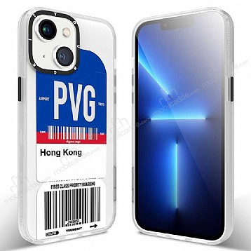 YoungKit Any Time Trip iPhone 13 Hong Kong Silikon Kılıf