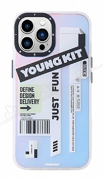 YoungKit Fashion Culture Time iPhone 13 Pro Max CL036 Silikon Klf