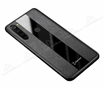 Zebana Xiaomi Redmi Note 8 Premium Siyah Deri Klf