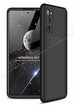 Zore GKK Ays Samsung Galaxy S20 FE 360 Derece Koruma Siyah Rubber Klf