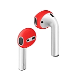 AirPods / AirPods 2 Kulaklık Ucu Kırmızı Silikon Kılıf